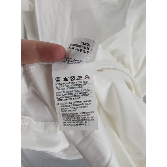 Puma Golf Wind Breaker Jacket Mens XXL White 1/2 Zip Lightweight Water Resistant - Picture 9 of 13